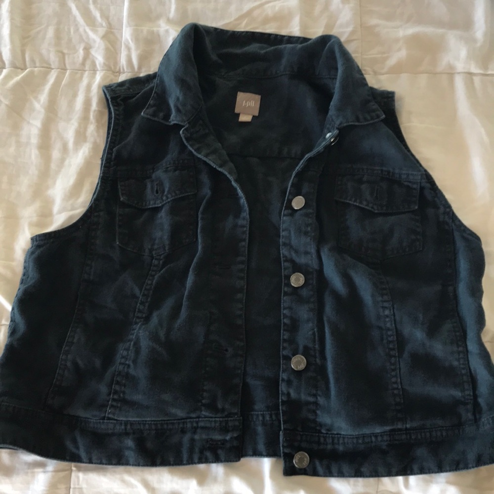 J Jill Denim Vest